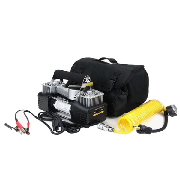 Durite 0-674-00Heavy Duty 12v Portable Twin Piston Air Compressor Tyre Inflator